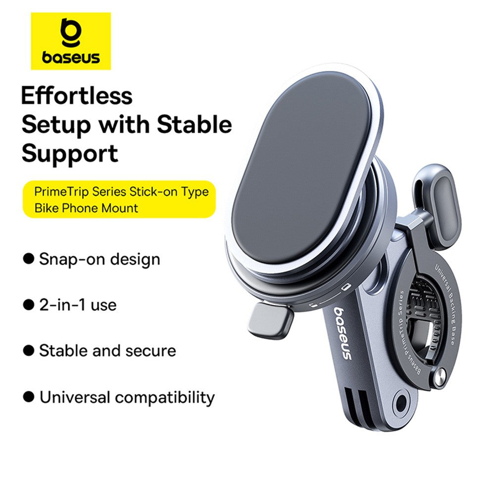 Baseus PrimeTrip Series Stick-on Type Bike Phone Mount-Cosmic Black