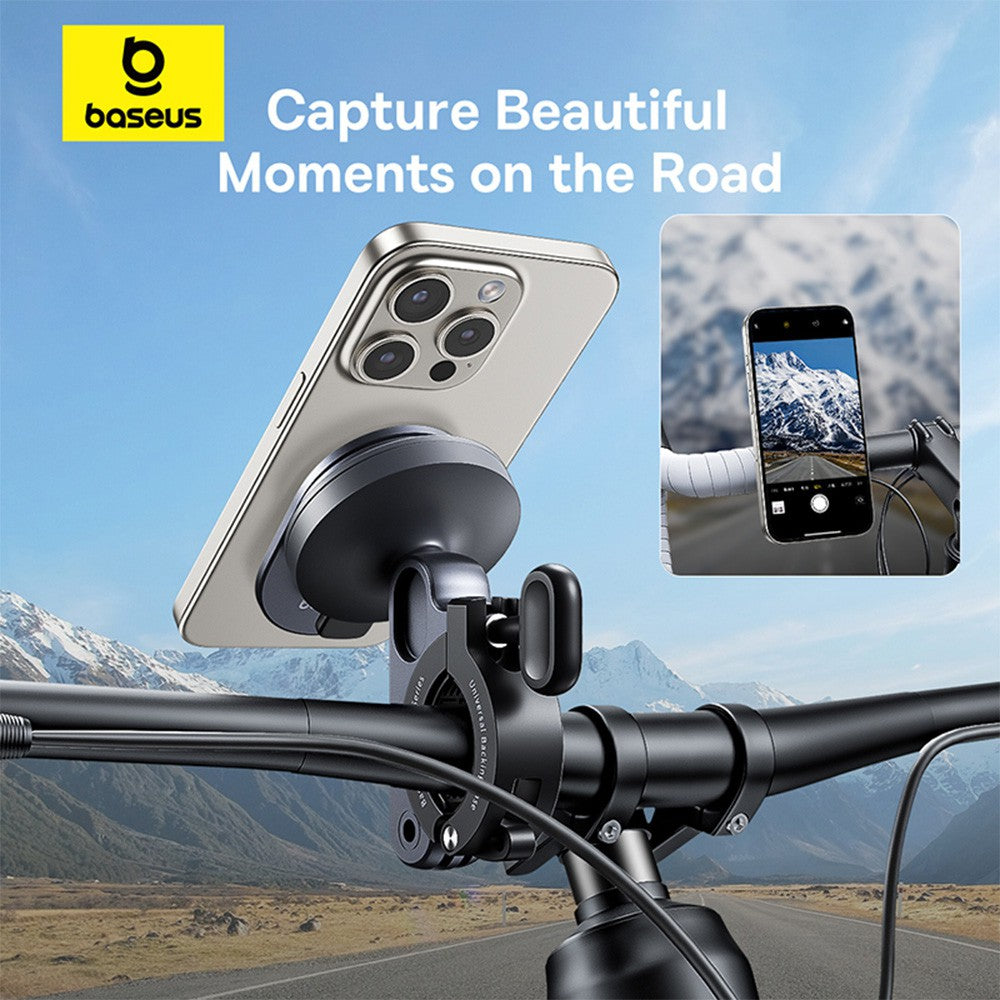 Baseus PrimeTrip Series Stick-on Type Bike Phone Mount-Cosmic Black