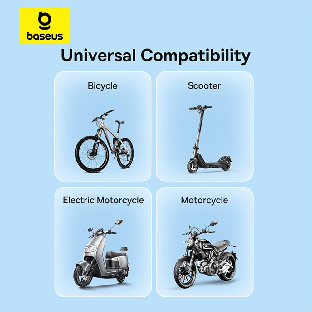 Baseus PrimeTrip Series Stick-on Type Bike Phone Mount-Cosmic Black