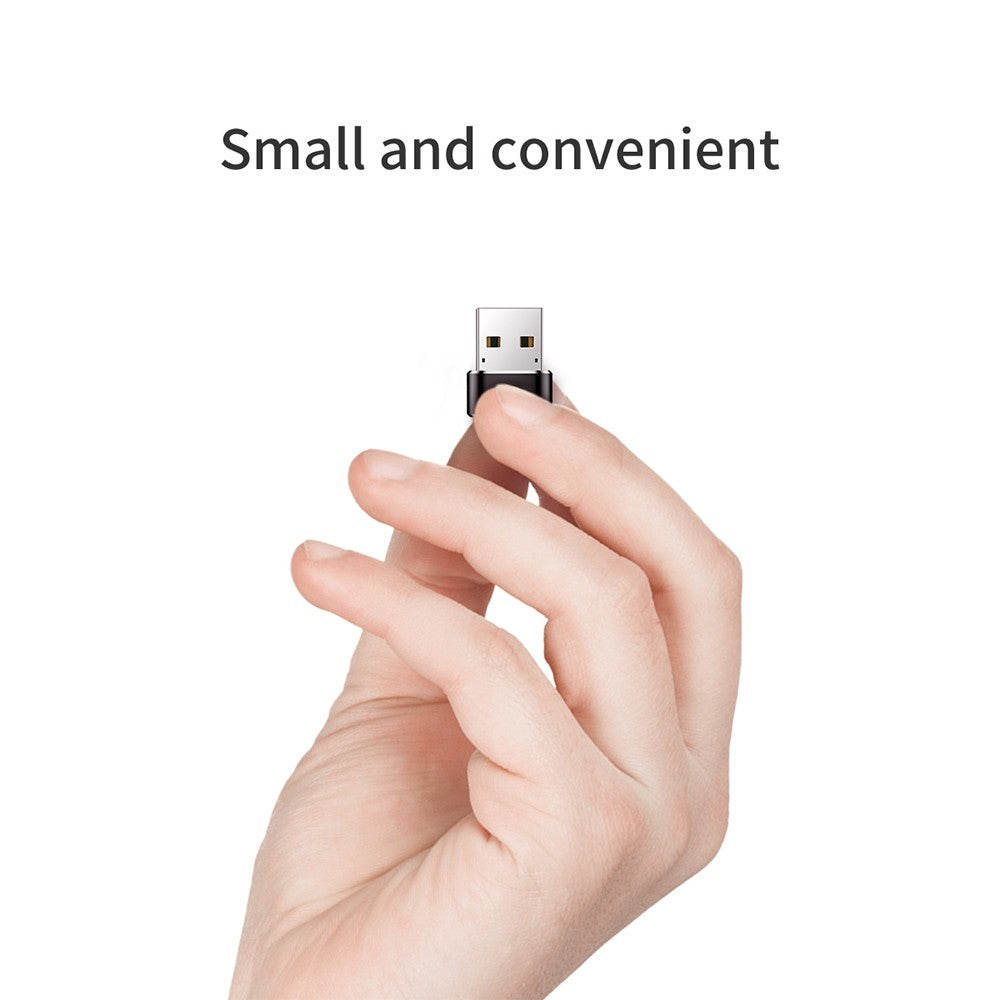 Baseus Mini Type-C Female to USB Male Adapter Converter Black