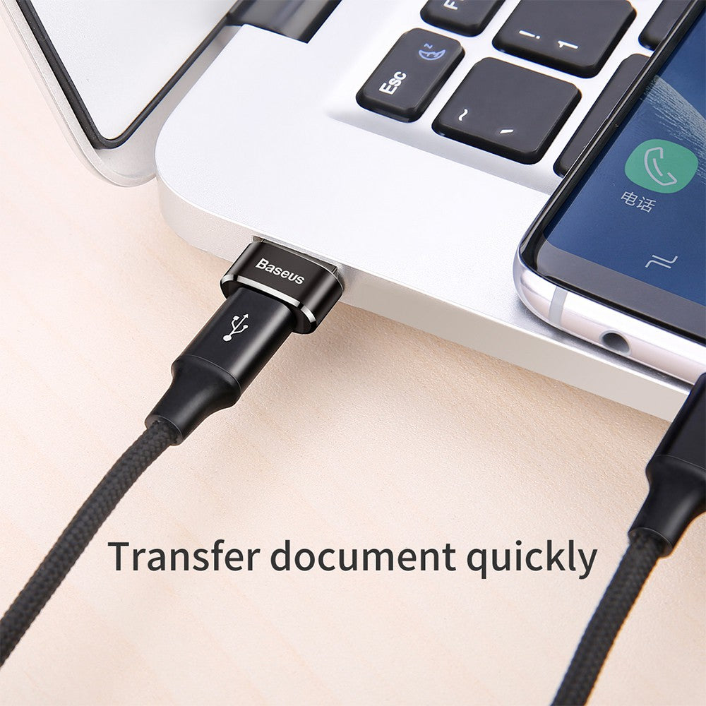 Baseus Mini Type-C Female to USB Male Adapter Converter Black