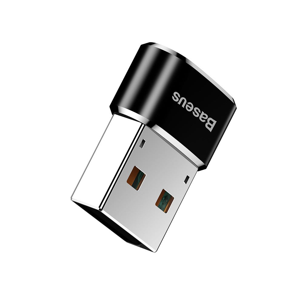 Baseus Mini Type-C Female to USB Male Adapter Converter Black