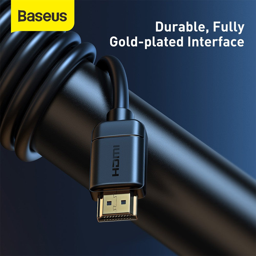 Baseus HDMI 2.0 cable 4K 60 Hz 3D HDR 18 Gbps CAKGQ-E01 8M-Black