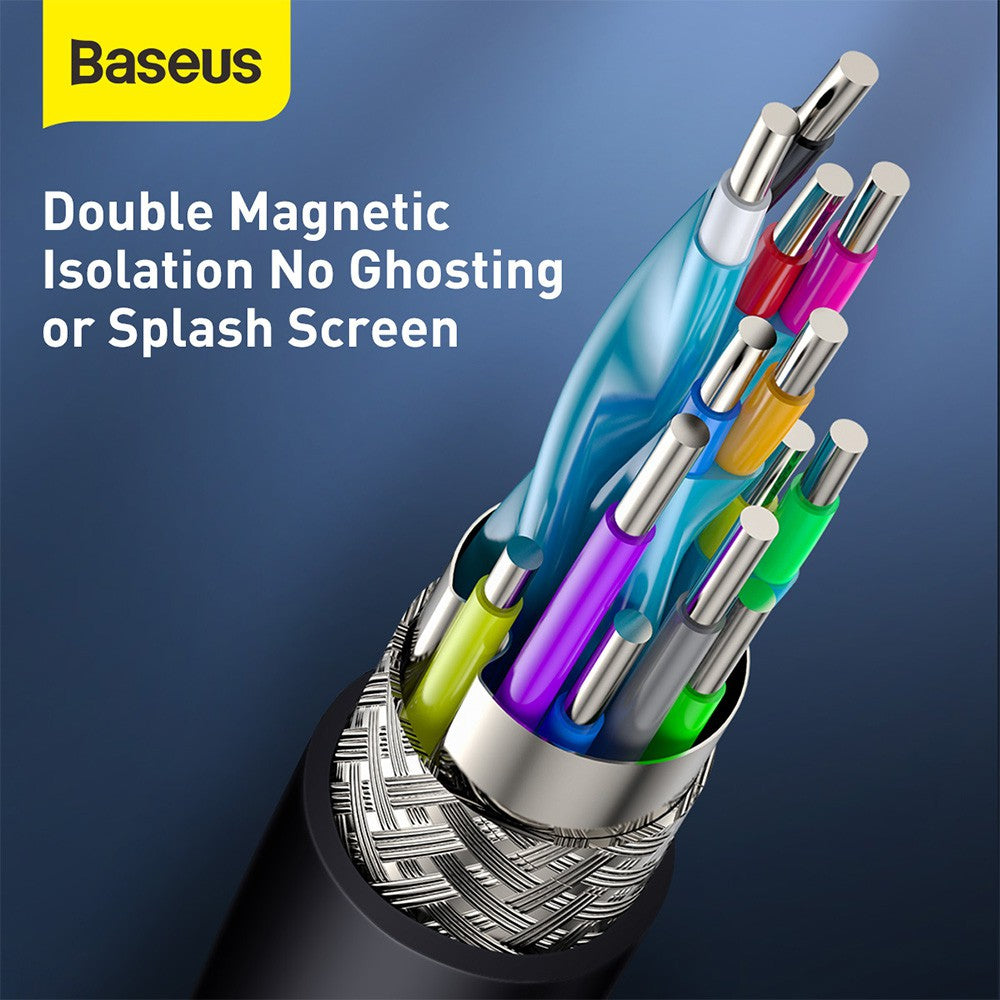Baseus HDMI 2.0 cable 4K 60 Hz 3D HDR 18 Gbps CAKGQ-E01 8M-Black