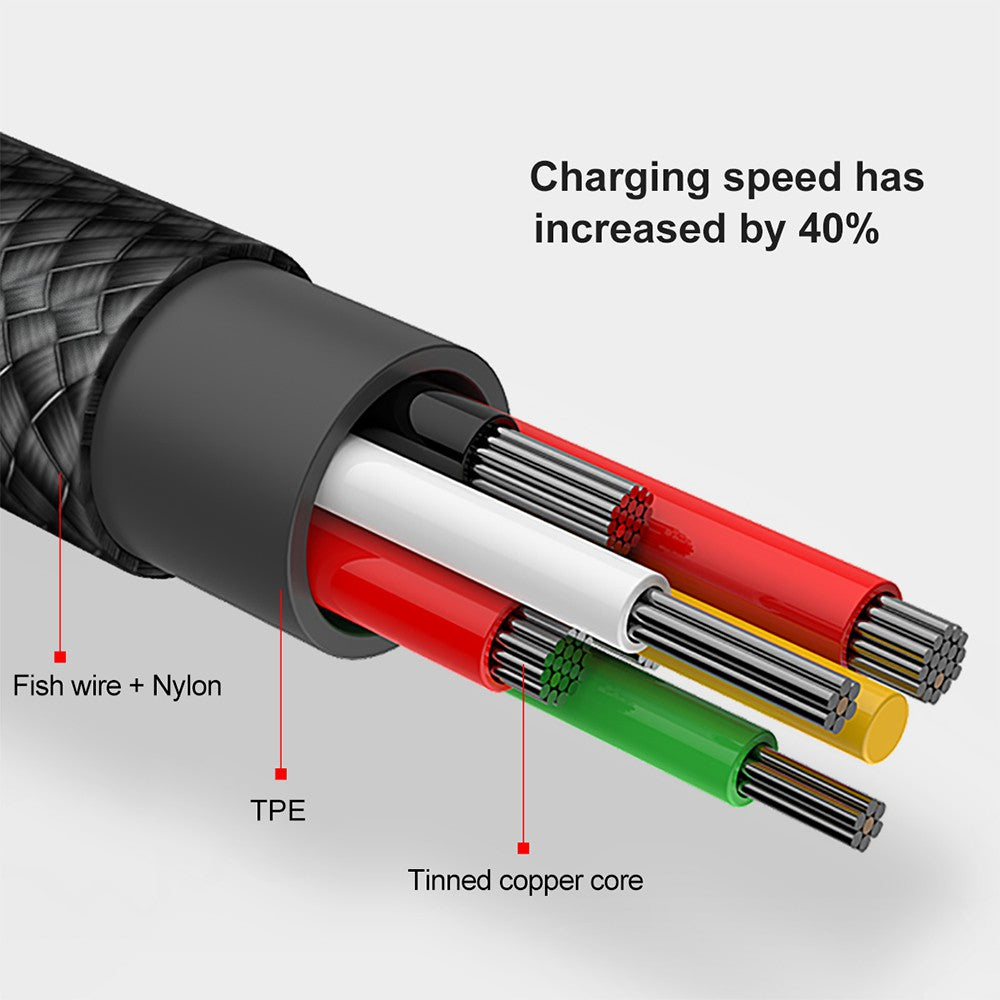 Baseus MVP Elbow Type Cable USB For IP 1.5A 2M