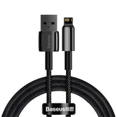 Baseus Tungsten Gold Fast Charging Data Cable USB to iP 2.4A 1/2m