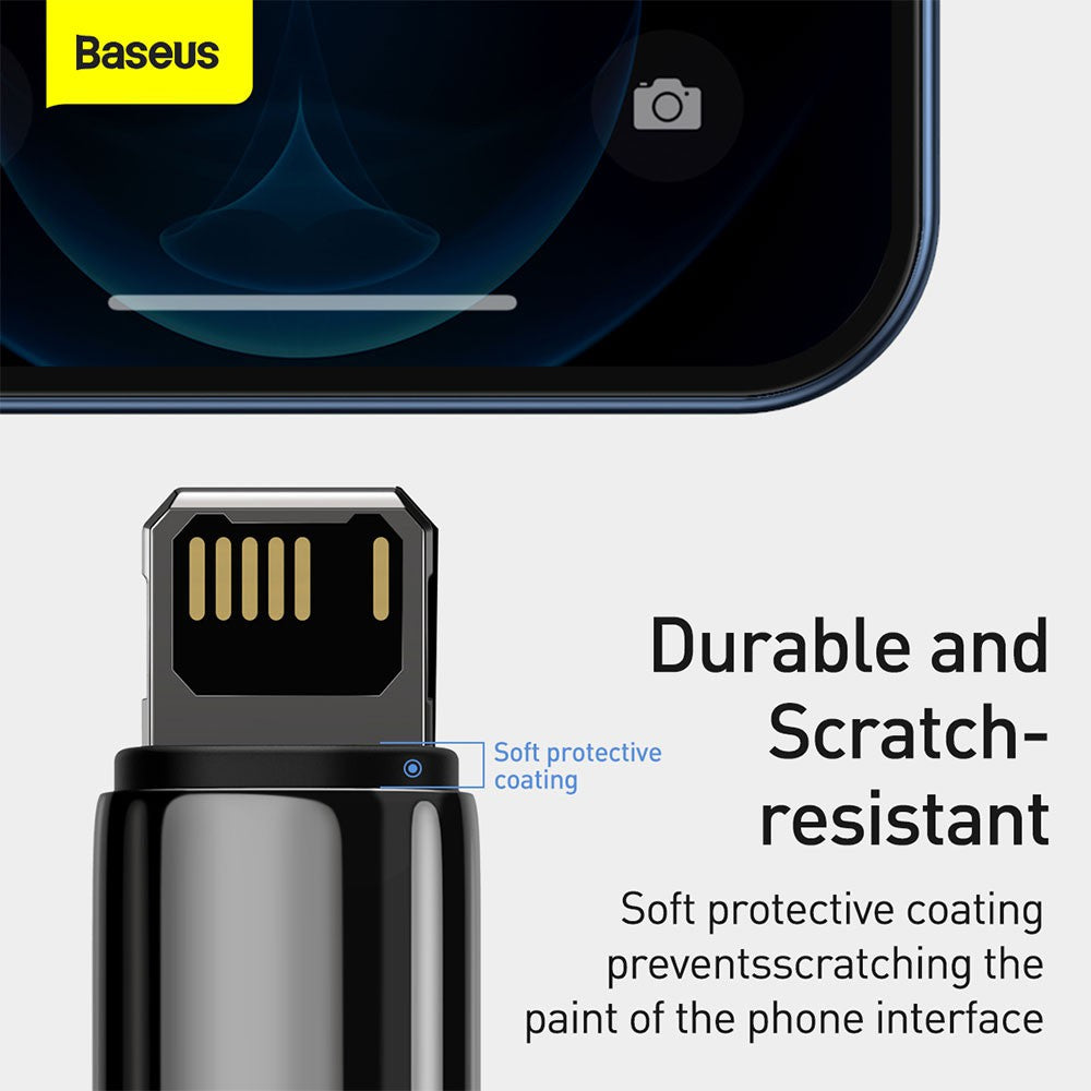 Baseus Tungsten Gold Fast Charging Data Cable USB to iP 2.4A 1/2m