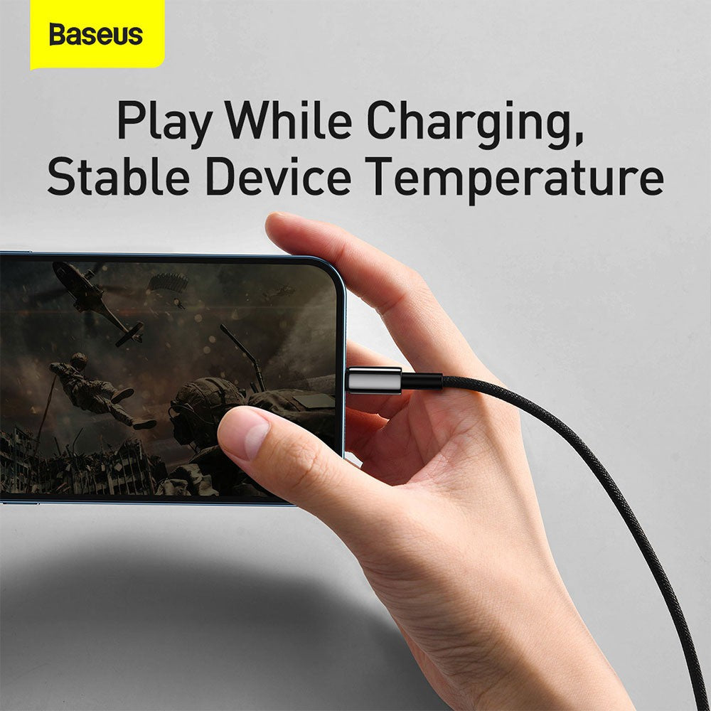 Baseus Tungsten Gold Fast Charging Data Cable USB to iP 2.4A 1/2m