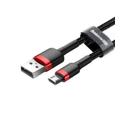 Baseus Cafule Double Side Insertion Micro USB Charging Cable 1.5/2.4A-1/2m