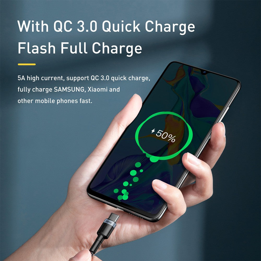 Baseus Cafule PD2.0 100W Flash Charging Type-C to Type-C Cable (20V 5A) 2m