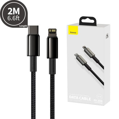 Baseus Tungsten Gold Fast Charging Data Cable Type-C to iP PD 20W 1/2M