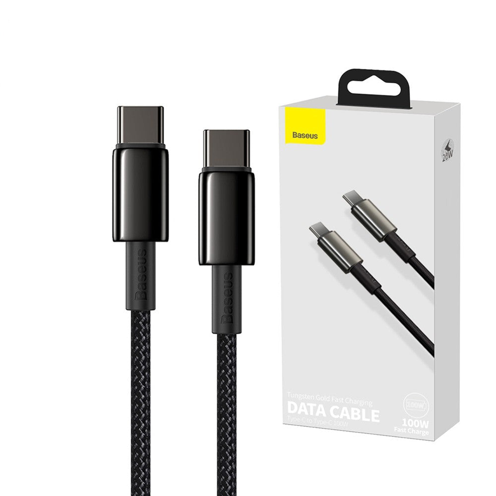 Baseus Tungsten Gold Fast Charging Data Cable Type-C to Type-C
