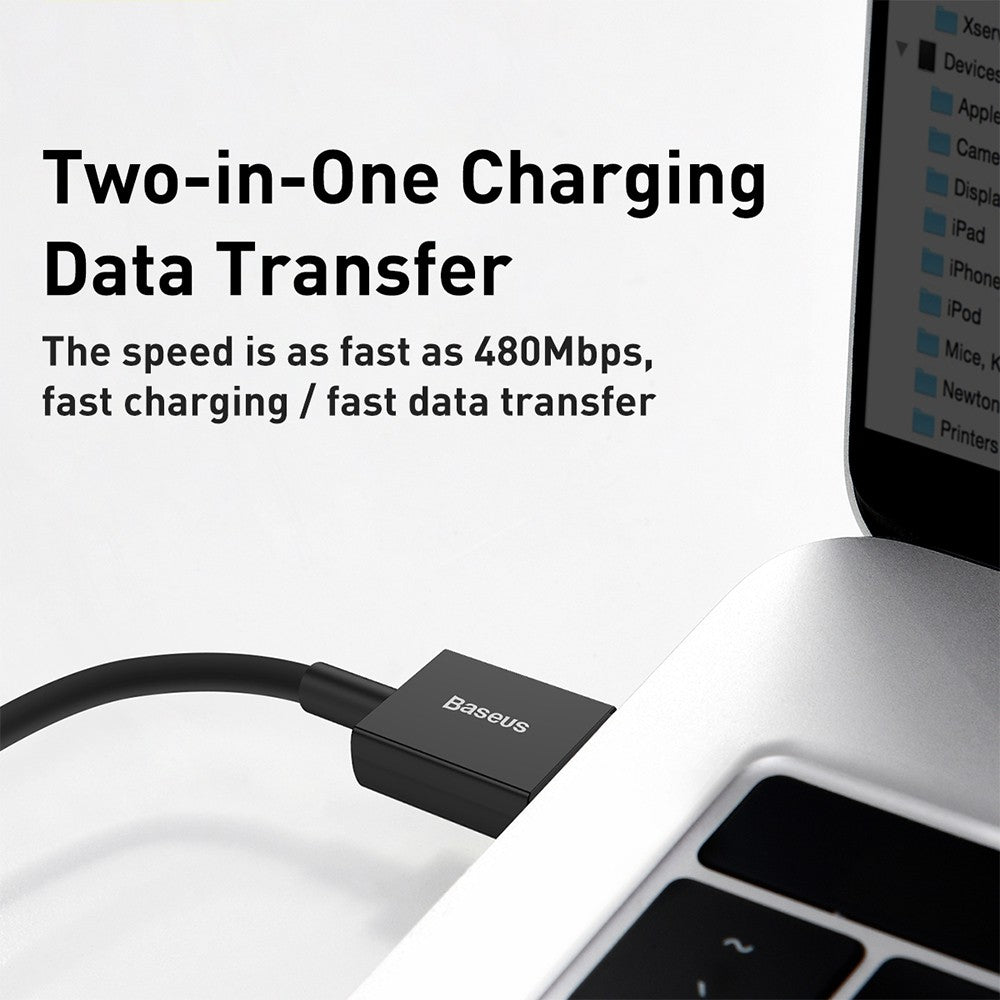 Baseus Superior Series Fast Charging Data Cable USB to Type-C 66W 1/2m
