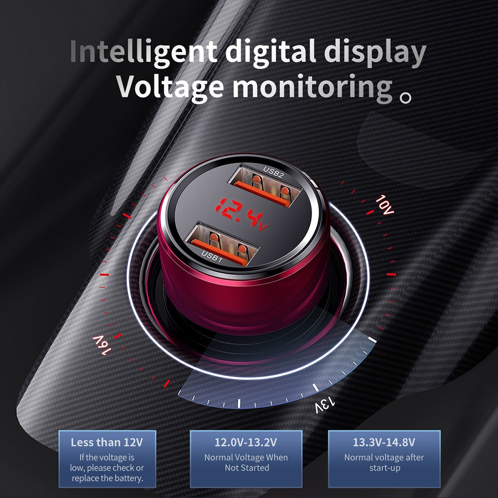 Baseus Magic Series PPS Digital Display Intelligent Dual Quick Charging and Car Charging of 45W