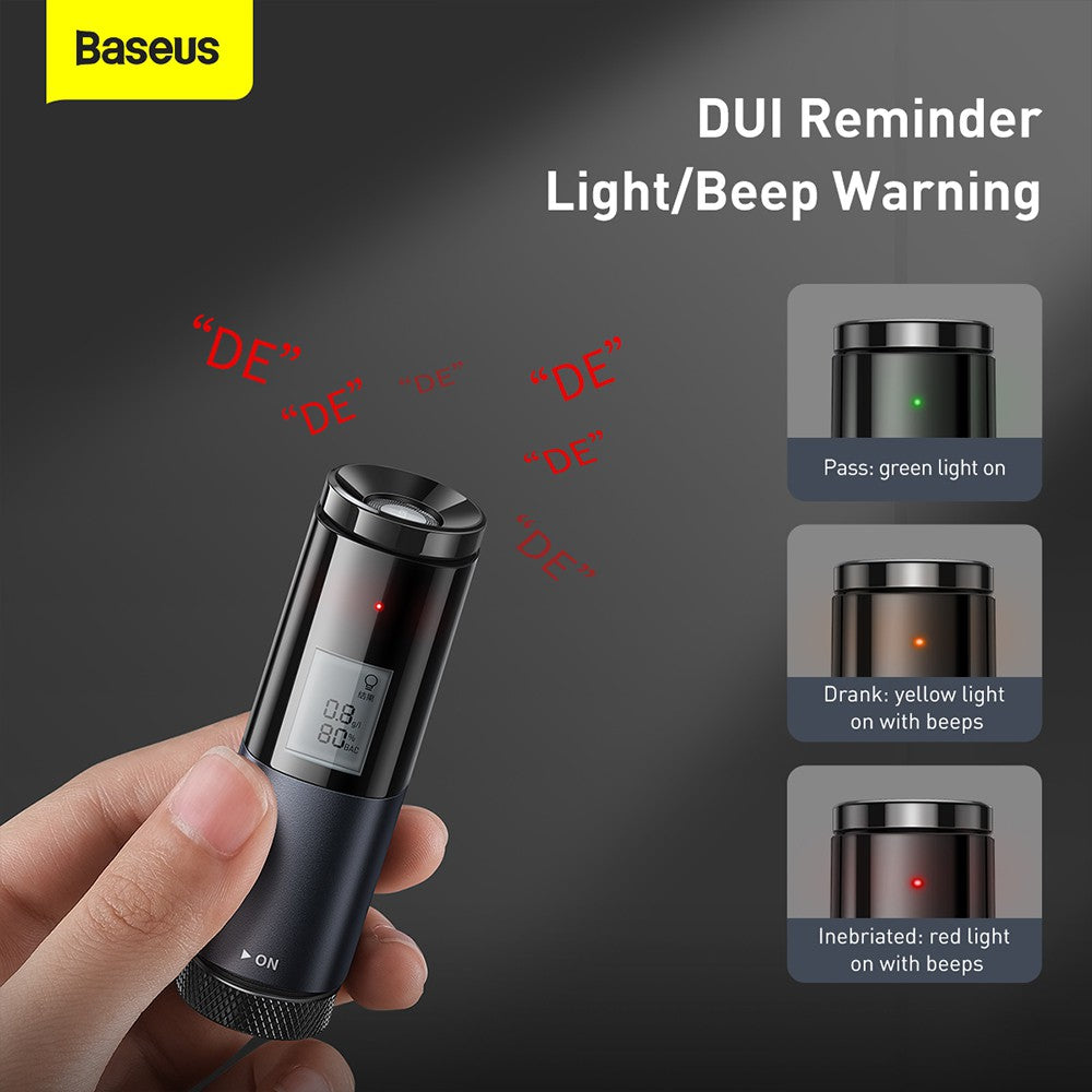 Baseus CRCX-01 Digital Alcohol Tester Black