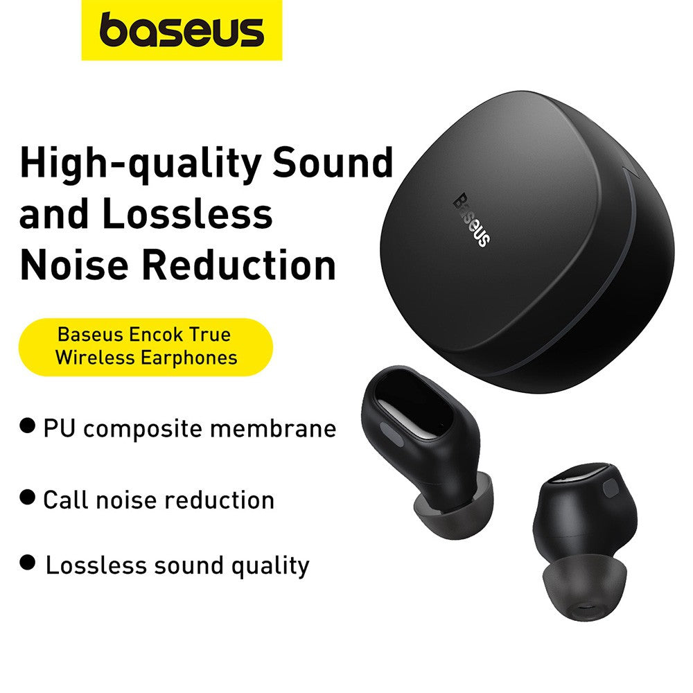 Baseus Bowie WM01 True Wireless Earphones-Black