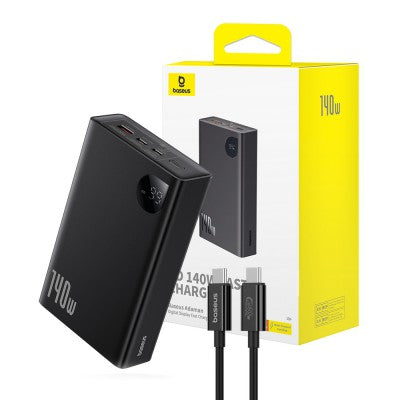 Baseus Adaman Digital Display Fast Charge Power Bank 24000mAh 140W-Cluster Black