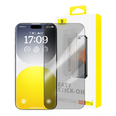 Baseus Sapphire Series Privacy Protection Tempered Glass Screen Protector (with Dust Filter) for iPhone 15/15 Pro/15 Plus/15Pro Max