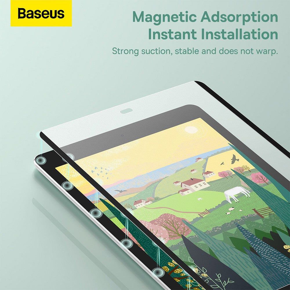 Baseus Full-cover Vac-sorb Paper-like Screen Protector For iPad Pro/Air3 (10.5-inch)/iPad 7/8/9 (2019/2020/2021)10.2-inch-Transparent