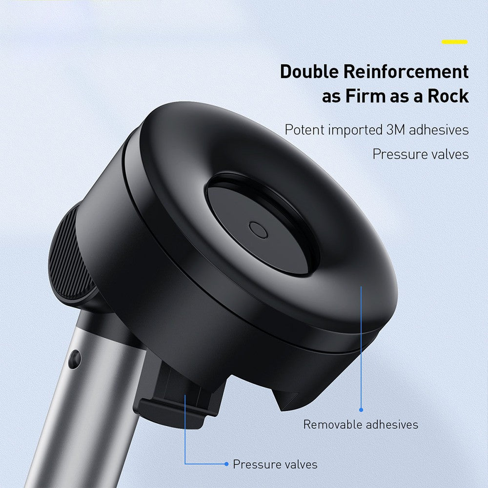 Baseus Simplism Gravity Car Mount Holder With Suction Base-Black