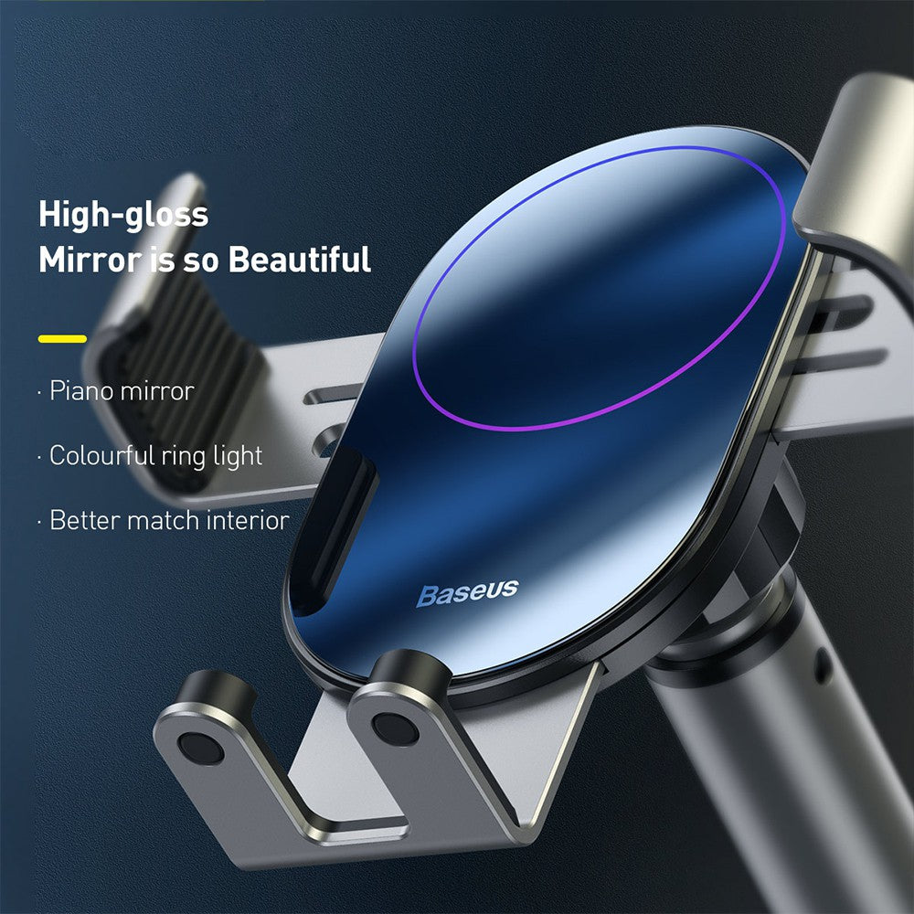 Baseus Simplism Gravity Car Mount Holder With Suction Base-Black