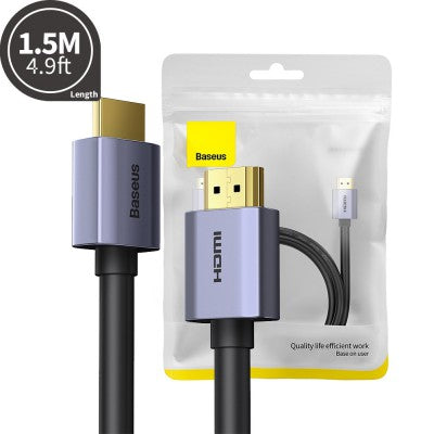 Baseus High Definition Series Graphene HDMI to HDMI 4K Adapter Cable 1.5/2/5M-Black