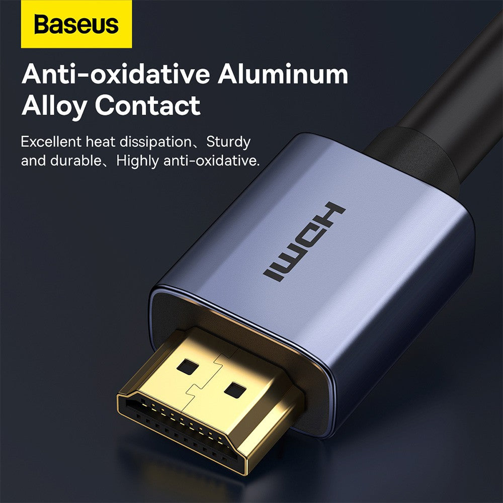 Baseus High Definition Series Graphene HDMI to HDMI 4K Adapter Cable 1.5/2/5M-Black