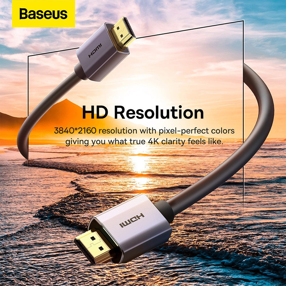 Baseus High Definition Series Graphene HDMI to HDMI 4K Adapter Cable 1.5/2/5M-Black