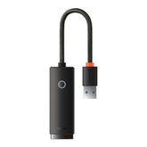 Baseus Lite Series Ethernet Adapter USB-A to RJ45 LAN Port 100Mbps-Black