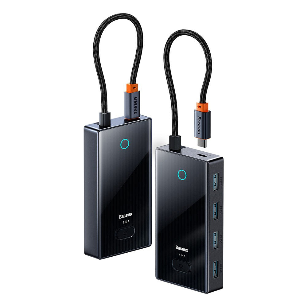 Baseus PioneerJoy 4-Port Type-C HUB Adapter (Type-C to USB3.0*4)-Gray