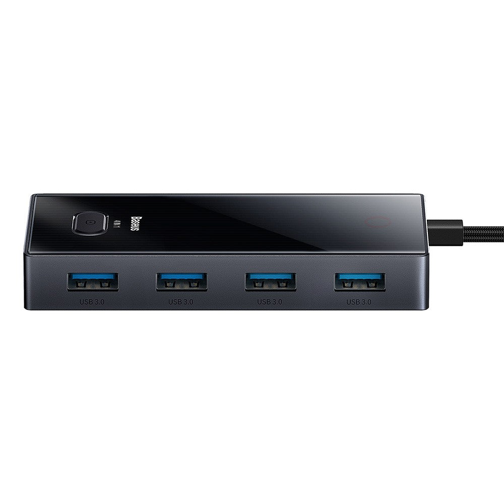 Baseus PioneerJoy 4-Port Type-C HUB Adapter (Type-C to USB3.0*4)-Gray