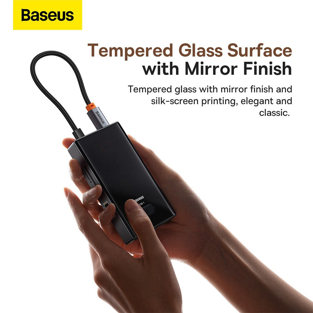 Baseus PioneerJoy 8-Port Type-C HUB Adapter (Type-C to HDMI4K@60Hz*1+USB3.0*2+USB2.0*1+PD*1+RJ45*1+SD/TF*1)-Gray