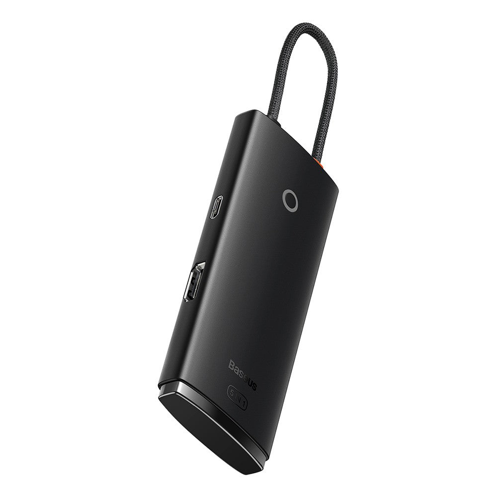 Baseus Lite Series 5-Port Type-C HUB Docking Station (Type-C to HDMI+USB3.0*3+PD)-Black