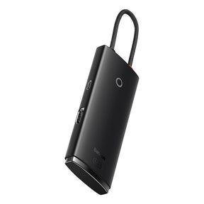 Baseus Lite Series 5-Port Type-C HUB Docking Station (Type-C to HDMI+USB3.0*3+PD)-Black