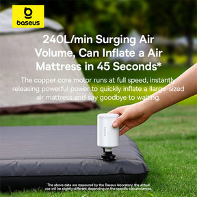 Baseus PocketGo Pro Series Portable Air Pump-Stellar White