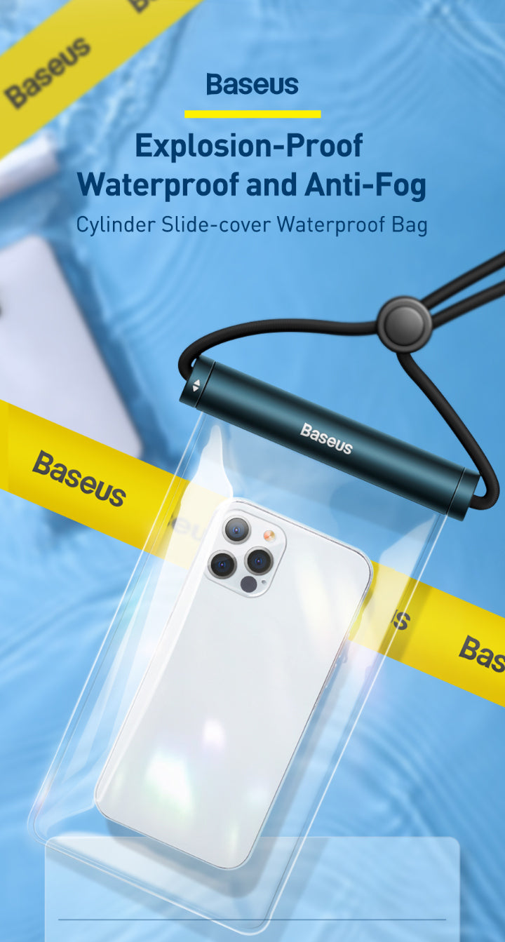 Baseus AquaGlide Waterproof Phone Pouch with Cylindrical Slide