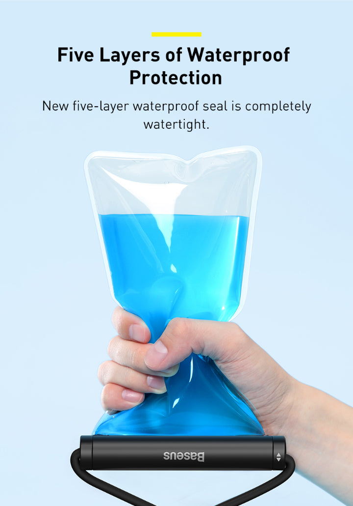 Baseus AquaGlide Waterproof Phone Pouch with Cylindrical Slide