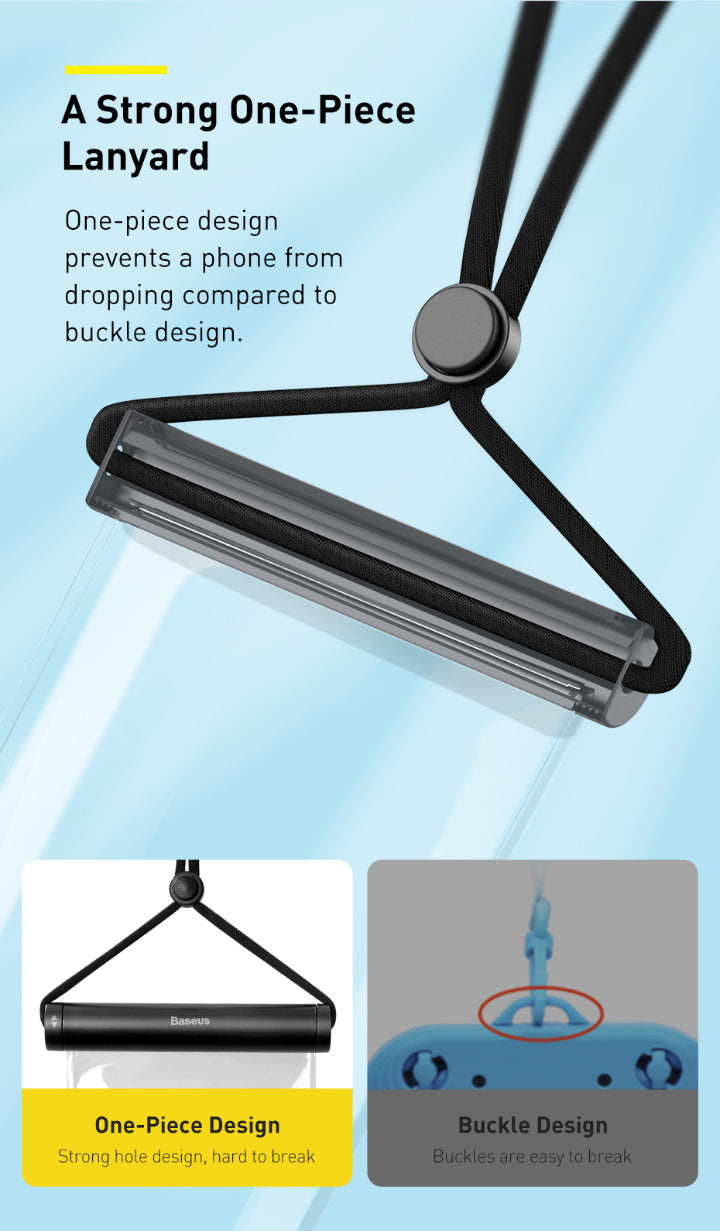 Baseus AquaGlide Waterproof Phone Pouch with Cylindrical Slide