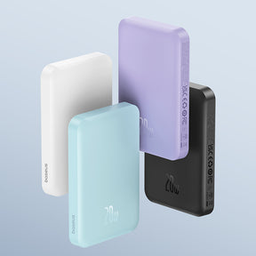 Baseus Magnetic Mini Wireless Fast Charge Power Bank 5000mAh 20W (With Simple Series Charging Cable Type-C to Type-C (20V/3A) 30cm)