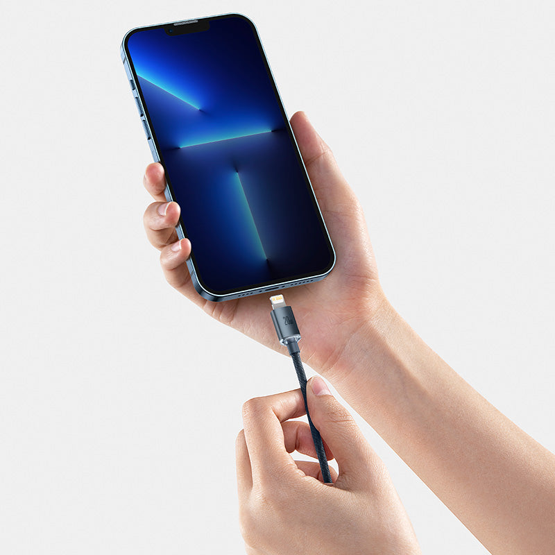 Baseus Crystal Shine Fast Charging Cable Type-C to iP 20W