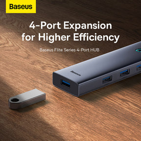 Baseus Flite Series 4-Port HUB Docking Station(Type-C to USB3.0*4)