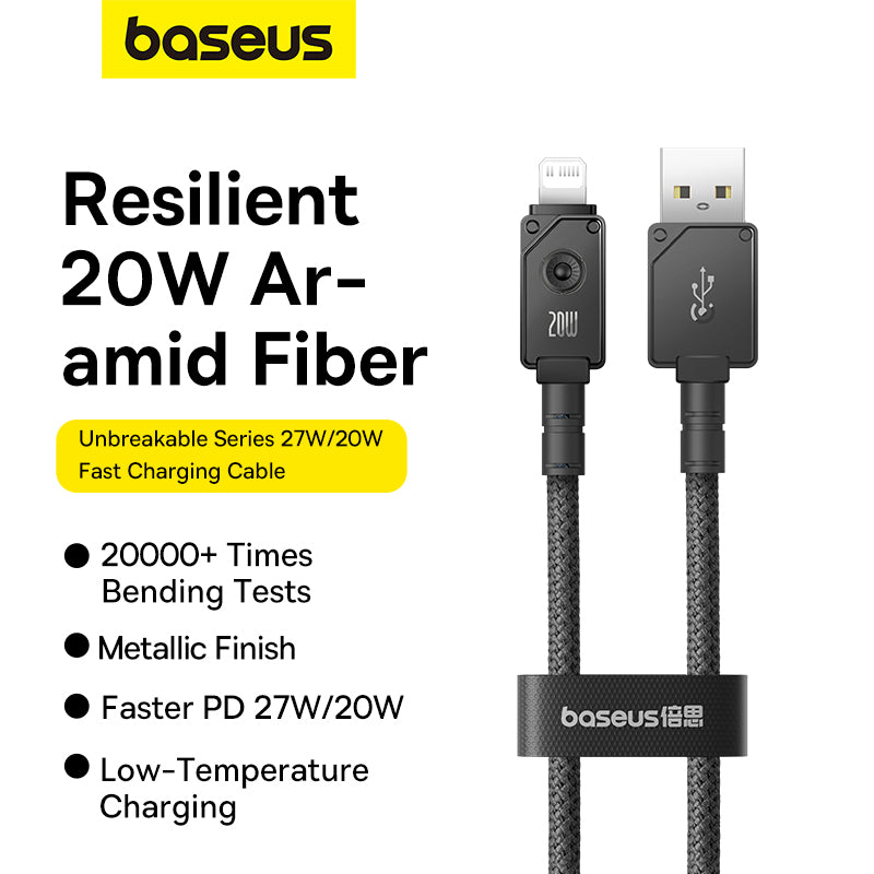 Baseus Unbreakable Series Fast Charging Data Cable Type-C to iP 20W