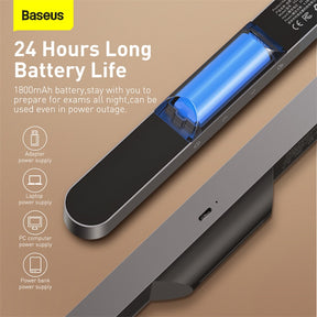 Baseus Magnetic Stepless Dimming Charging Desk Lamp Deep Gray