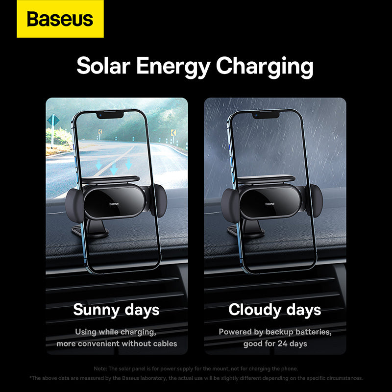 Baseus Steel Cannon pro  Solar Electric  Car Mount