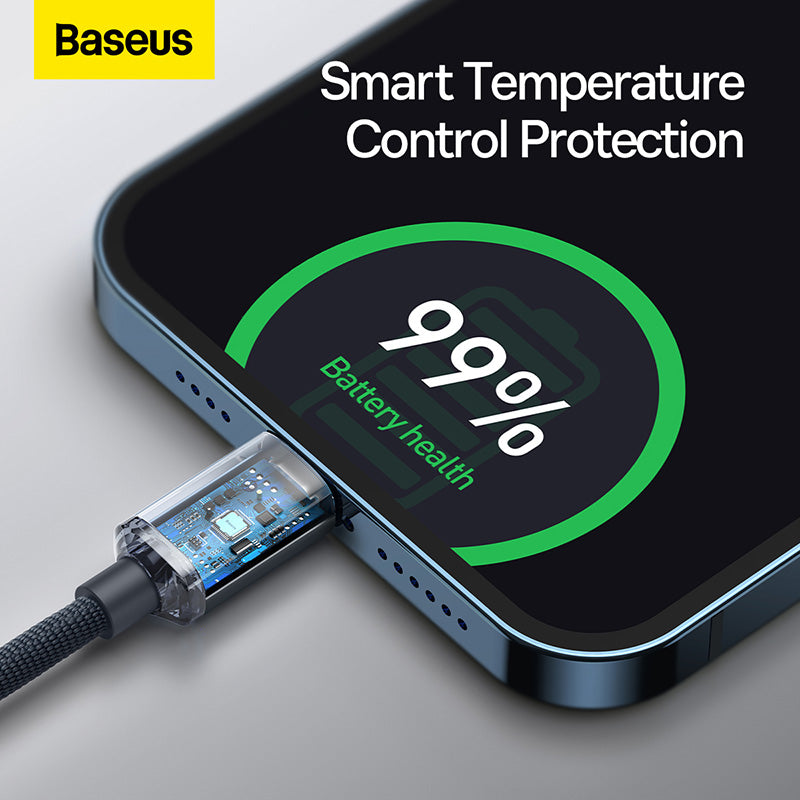 Baseus Crystal Shine Fast Charging Cable Type-C to iP 20W