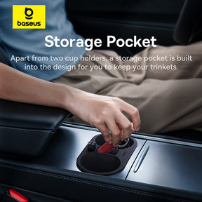 Baseus T-Space Series Cup Holder for Tesla Cluster