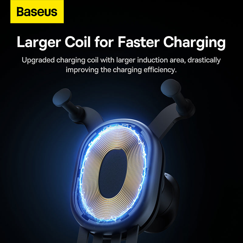 Baseus Stable Gravitational Wireless Charging Car Mount Pro 15W (Air Outlet Version)