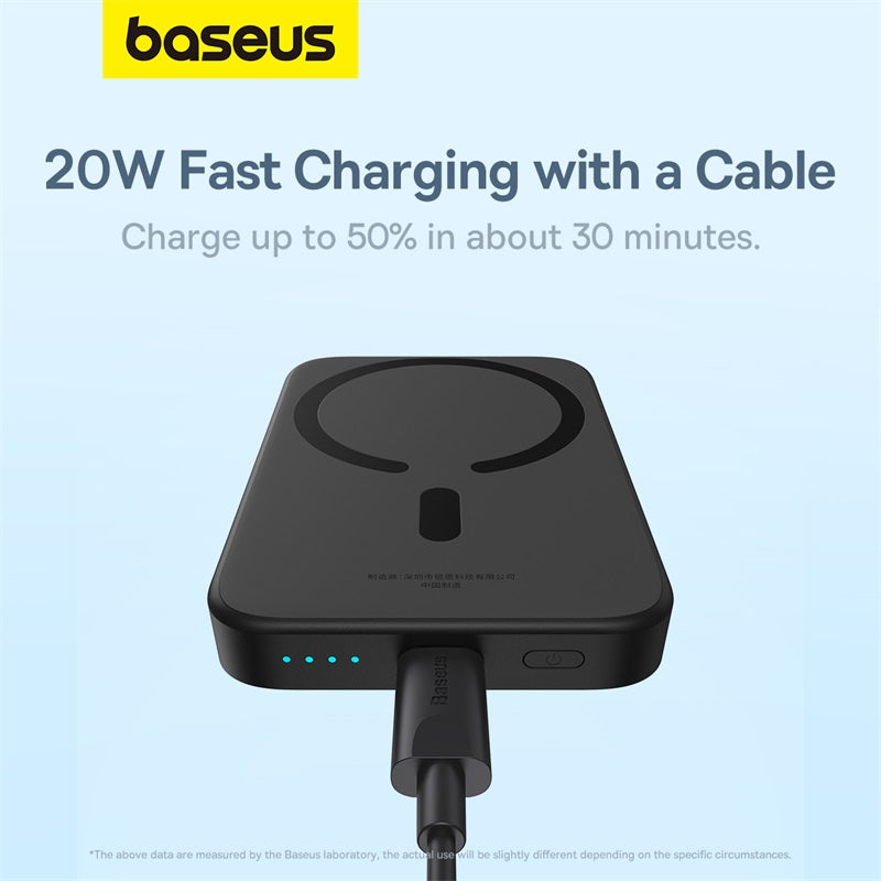 Baseus Magnetic Mini Air Wireless Fast Charge Power Bank 6000mAh 20W