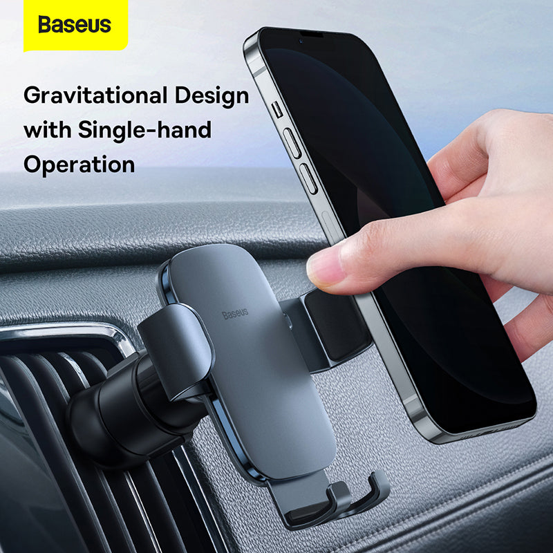 Baseus Metal Agell Gravity Car Mount (Air Outlet Version)