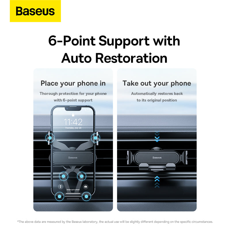 Baseus Stable Gravitational Car Mount Lite (Air Outlet Version)